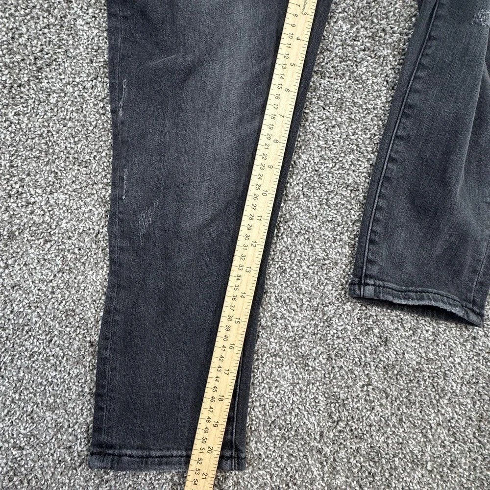 Judy Blue Jeans‎ Women's 3/26 Black Skinny Fit Capri Cropped Stretch Stone Wash - Picture 6 of 8